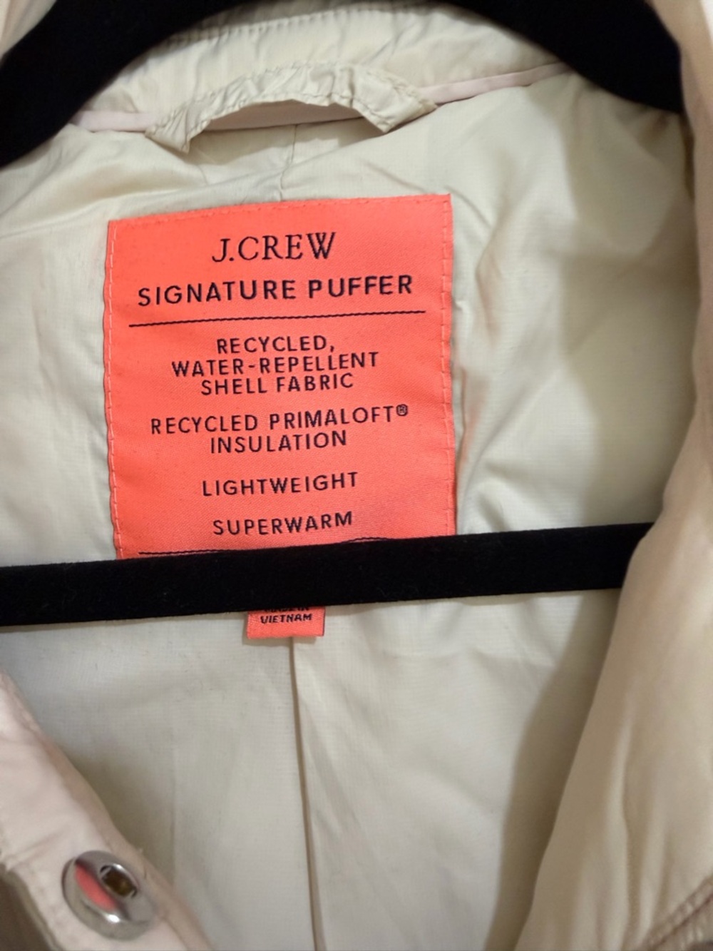 J. Crew Cream Lightweight Jacket - Picture 4 of 5